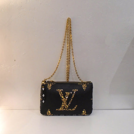 Louis Vuitton Vintage Reverse Jungle Double Pochette Crossbody