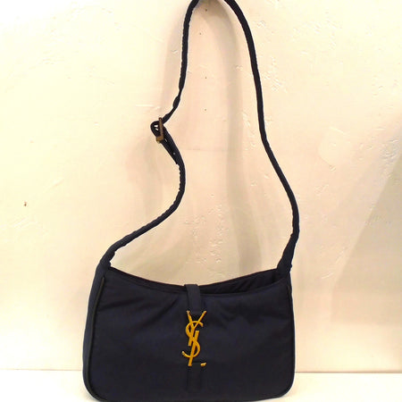 YSL Navy 5 `A 7 Hobo Bag
