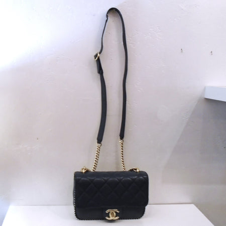 Chanel Vintage Blue Caviar 2-Way