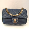 Chanel Vintage Blue Caviar 2-Way