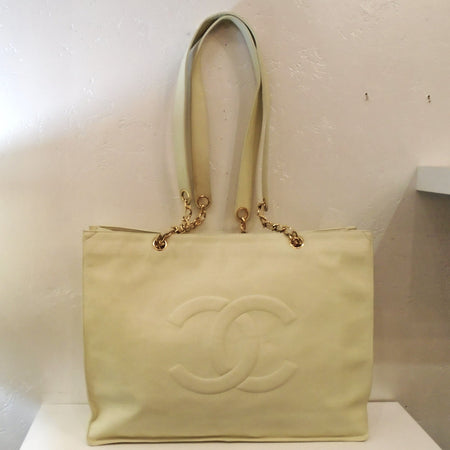 Chanel Vintage Caviar Large Tote