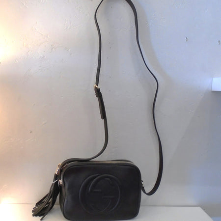 Gucci Vintage Black Soho Leather Camera Bag