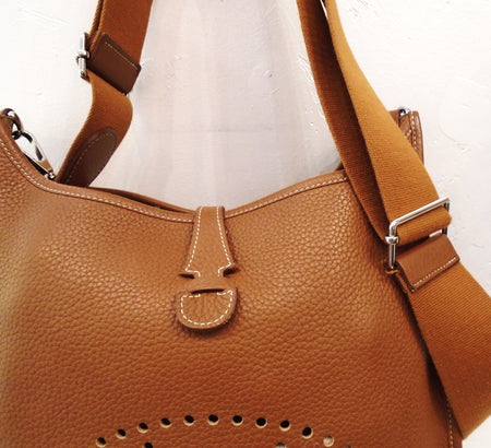 Hermes Vintage Evelyne PM Clemence Leather 111-29