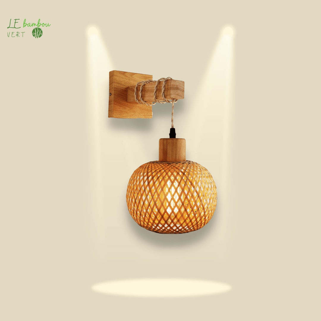 Applique murale bambou Rotin