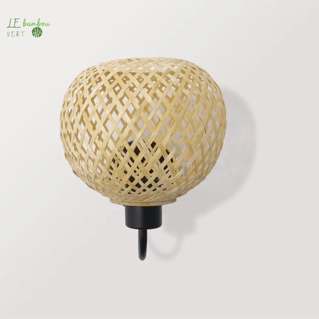 Applique murale bambou lumière Ronde Envoûtant