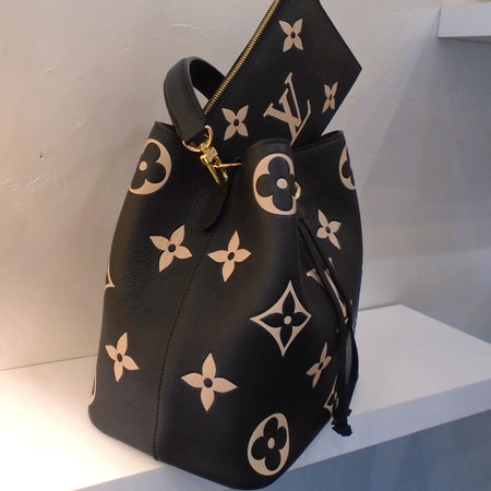 Louis Vuitton Vintage Bicolor Empreinte Leather NeoNoe