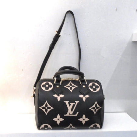 Louis Vuitton Vintage Bicolor Empreinte Leather Speedy 25