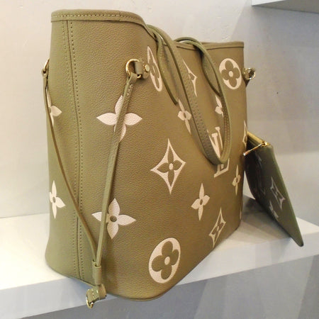 Louis Vuitton Vintage Bicolor Neverfull With Pouch