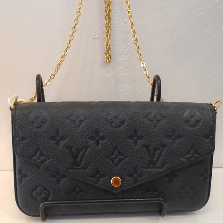 Louis Vuitton Vintage Black Felicie Pochette