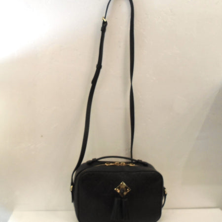 Louis Vuitton Vintage Black Empreinte Leather Saintonge
