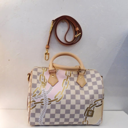 Louis Vuitton Vintage Damier Azur Nautical Speedy 25