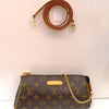 Louis Vuitton Vintage Monogram Eva with Leather Shoulder Strap