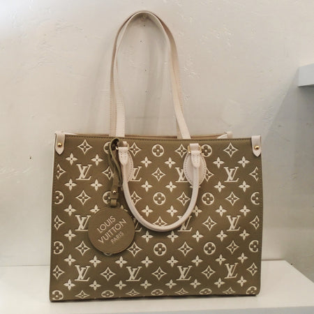 Louis Vuitton Vintage Monogram On The Go MM Bicolor
