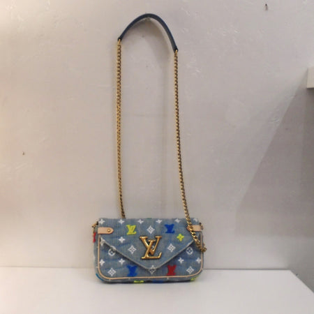 Louis Vuitton Vintage New Wave Denim WOC