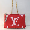 Louis Vuitton Vintage Reverse Pochette Double Zip
