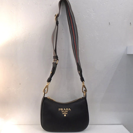 Prada Vintage Sacca Vitello Phenix Leather With Strap