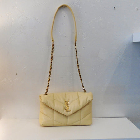 YSL Cream Toy Puffer