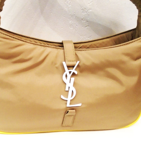 YSL Light Cork/Yellow Hobo Bag